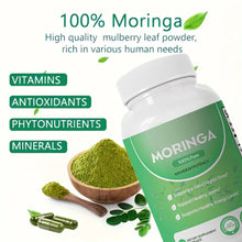 Lade das Bild in den Galerie-Viewer, Moringa Capsules, Pura Moringa Leaf Energy, Metabolism & Immune Support, Healthcare Supplement & Vitamins 60pcs Dietary Supplement Capsules - stancevita