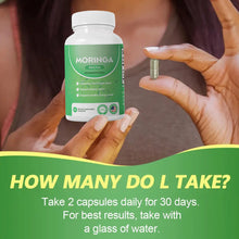 Lade das Bild in den Galerie-Viewer, Moringa Capsules, Pura Moringa Leaf Energy, Metabolism & Immune Support, Healthcare Supplement & Vitamins 60pcs Dietary Supplement Capsules - stancevita