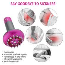 Lade das Bild in den Galerie-Viewer, Electric Meridian Massager EMS Microcurrent Vibration Hot Compress Guasha Scraping Brush Detox Slimming Fat Burner Beauty Health - stancevita