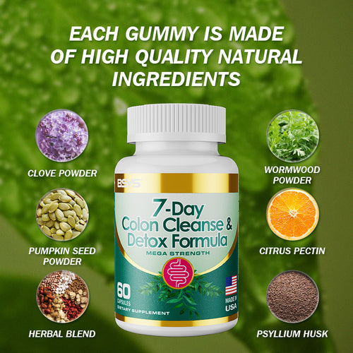 7-Day Colon Cleanse & Detox Formula Capsulese - stancevita