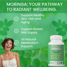 Charger l&#39;image dans la galerie, Moringa Capsules, Pura Moringa Leaf Energy, Metabolism &amp; Immune Support, Healthcare Supplement &amp; Vitamins 60pcs Dietary Supplement Capsules - stancevita
