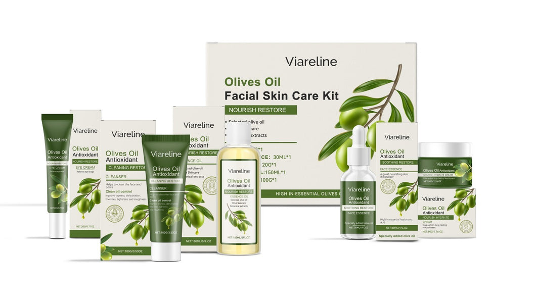 Olive Oil Facial Skincare Set - stancevita