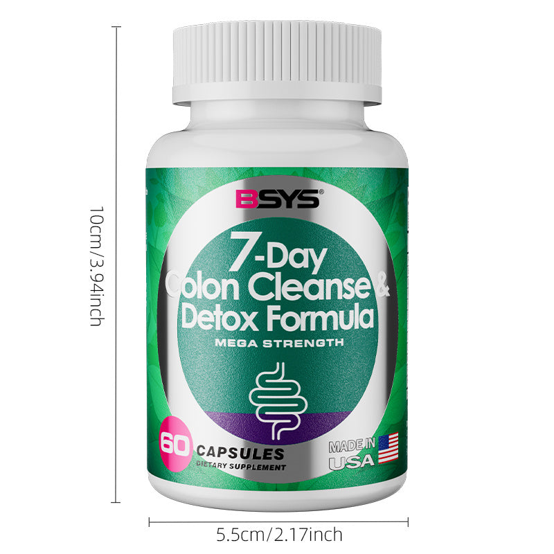 BSYS 7 Day Colon Cleanse & Detox Formula 60's - stancevita